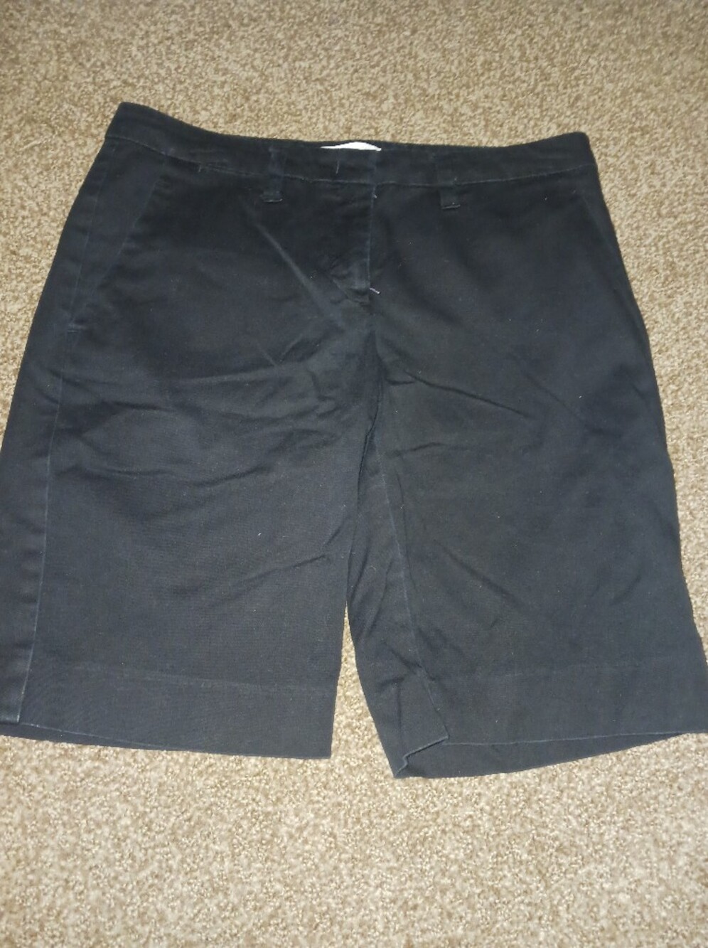 New York & Company Black Tailored Bermuda Shorts